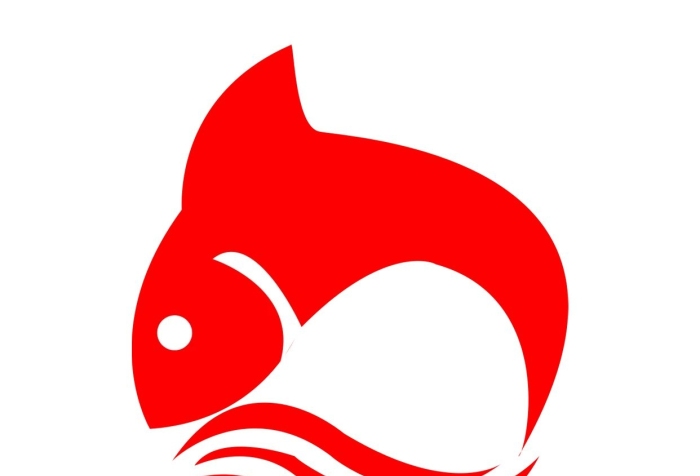品牌企業(yè)商務紅色小魚LOGO
