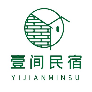 民俗旅店旅館logo