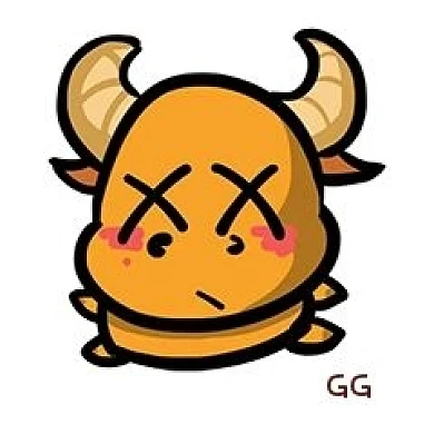 小牛Q版卡通角色动物形象聊天表情包gg