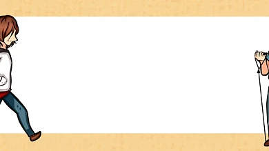 图怪兽原创元素通用卡通背景人物运动