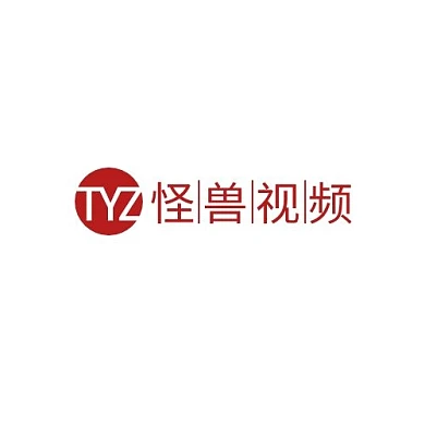 红色简约TYZ视频LOGO