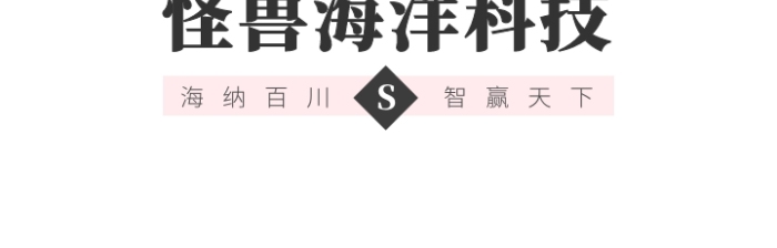 粉色鲸鱼卡通手绘字母海洋科技公司logo