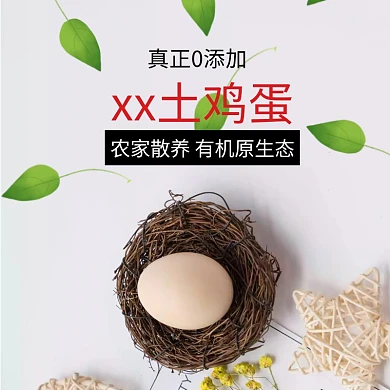 土鸡蛋 主图模板主图