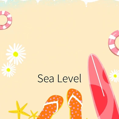 海平面游泳手机微博封面模板