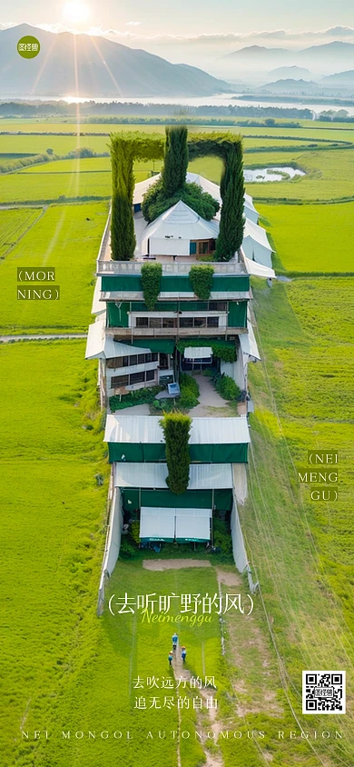 融图内蒙古草原全屏海报