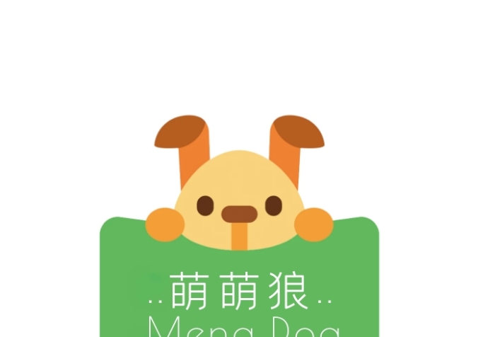 卡通萌萌狼團(tuán)隊(duì)logo設(shè)計(jì)