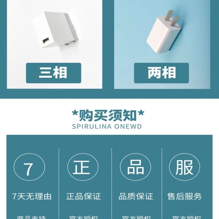藍(lán)色簡(jiǎn)約促銷插頭詳情頁(yè)
