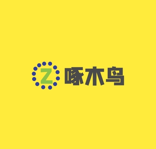 創(chuàng)意簡約大氣啄木鳥電商logo標志標識