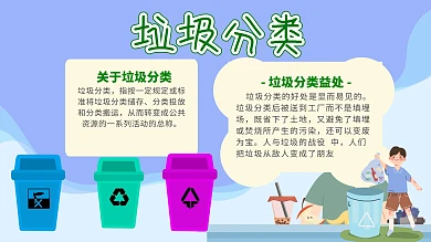 垃圾分类手抄报