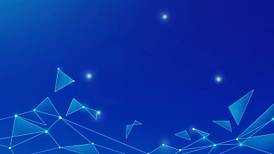 图怪兽原创商务几何线条科技背景