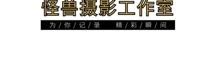 黃色照相機卡通插畫攝影工作室頭像logo