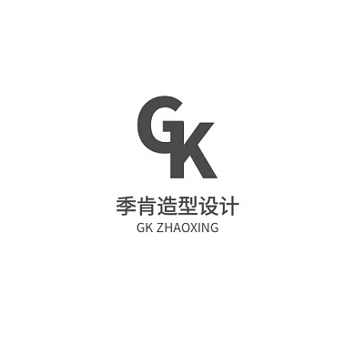 GK造型字母风格黑色LOGO