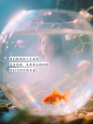 唯美梦核情感语录小红书封面