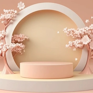 3D 电商场景搭建 banner 展台 展架  元素 AIGC AI数字作品 Midjourney (32)