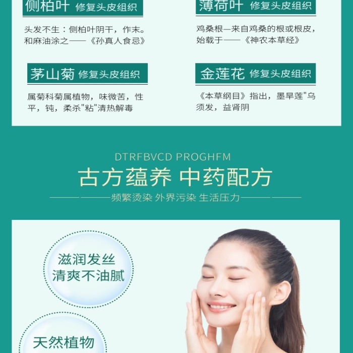 薄荷洗發(fā)水介紹詳情頁