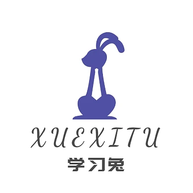 学习兔可爱乖巧头像logo设计