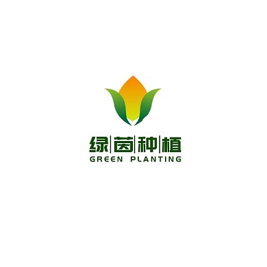 綠色有機(jī)種植基地自然蔬菜在線logo制作