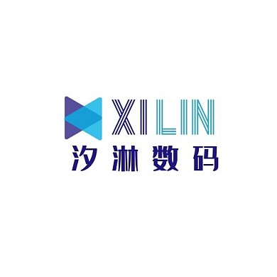 創(chuàng)意藍色系字母圖形組合數(shù)碼外設(shè)logo