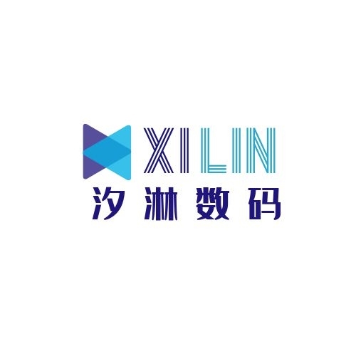 創(chuàng)意藍色系字母圖形組合數(shù)碼外設(shè)logo