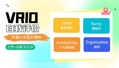 VRIO自我评价课程封面科普用图