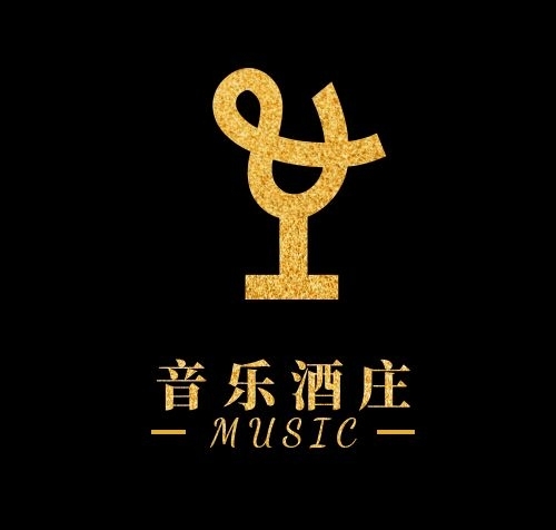 音樂酒莊高貴典雅LOGO設(shè)計