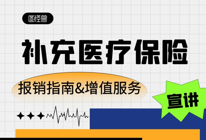 幾何拼貼補(bǔ)充醫(yī)療保險(xiǎn)問(wèn)答手機(jī)海報(bào)