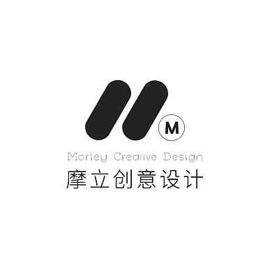 黑色字母M字簡約創(chuàng)意設計logo