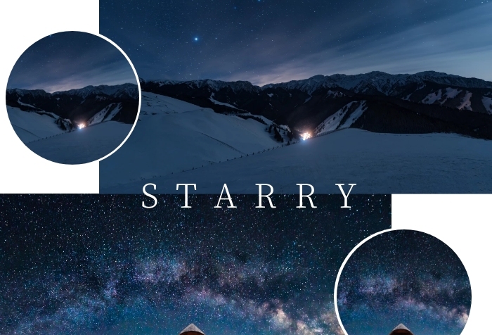 星空  几何  英文 照片 拼图