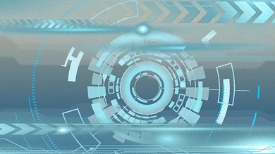 图怪兽原创元素科技风风格主题海报背景