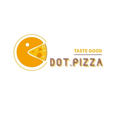 外國地道美食美式披薩明亮logo