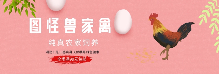 家禽產(chǎn)品介紹官網(wǎng)banner