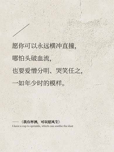 原创简约风情感语录小红书