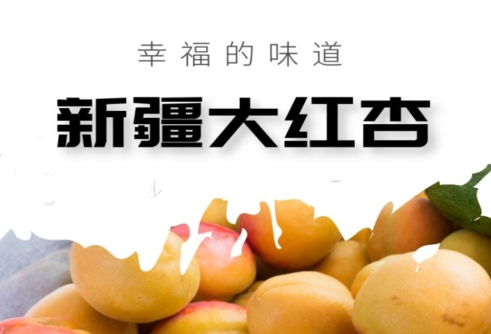 簡約大氣新疆黃杏產(chǎn)品詳情頁設(shè)計