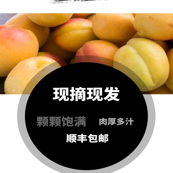 簡約大氣新疆黃杏產(chǎn)品詳情頁設(shè)計