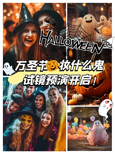 万圣节妆什么鬼”试镜预演开启小红书封面