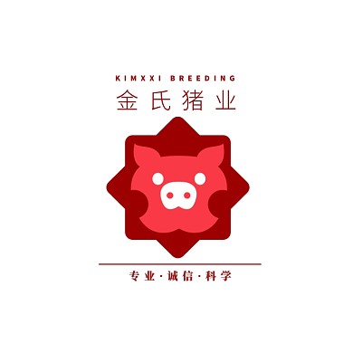 農(nóng)林畜牧養(yǎng)殖現(xiàn)代養(yǎng)豬創(chuàng)意logo