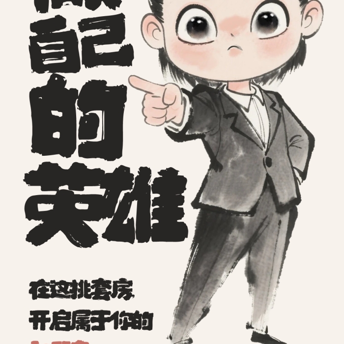 水墨插畫風(fēng)地產(chǎn)全屏海報(bào)