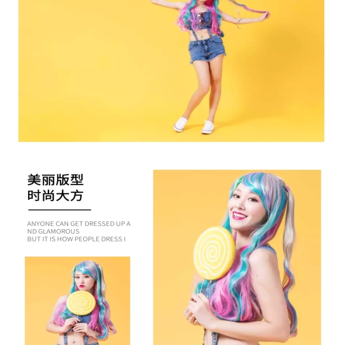 摩登時(shí)代黃色簡(jiǎn)約衣詳情頁(yè)模詳情頁(yè)	
