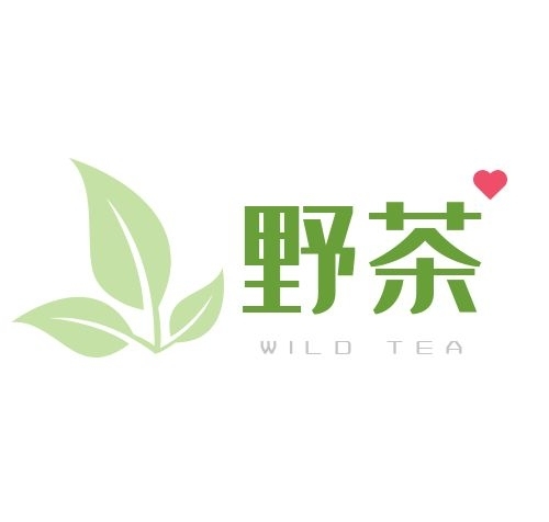 野茶綠色簡約清新茶文化企業(yè)公司LOGO