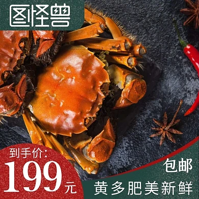 阳澄湖大闸蟹吃货盛宴淘宝主图