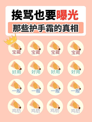护手霜攻略选购小红书封面