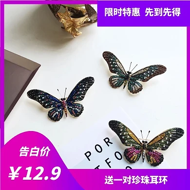 拼多多饰品耳饰图主图直通车海报