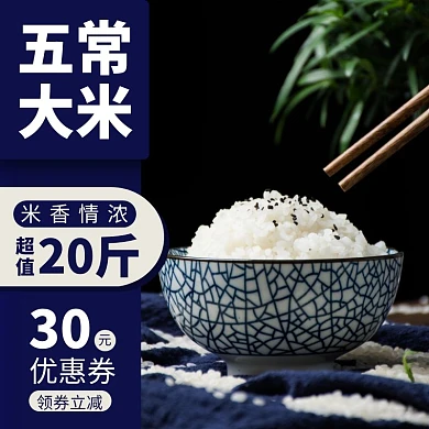 简约食品粮食大米促销电商淘宝主图直通车