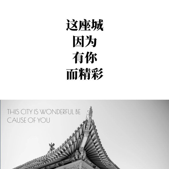 黑白城市建筑風(fēng)景復(fù)古雙圖手機拼圖