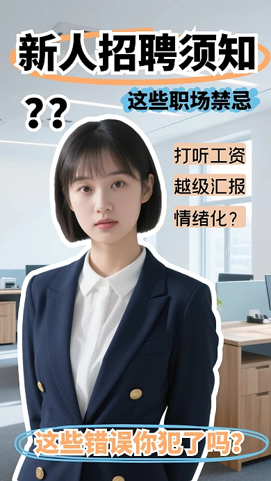 简约招聘须知视频封面