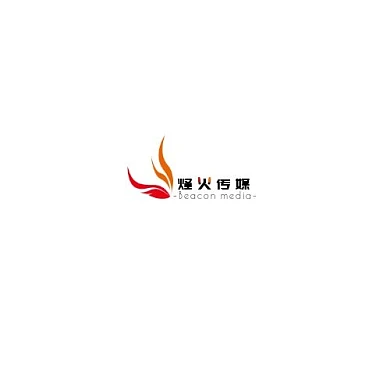 彩色现代风格烽火传媒logo