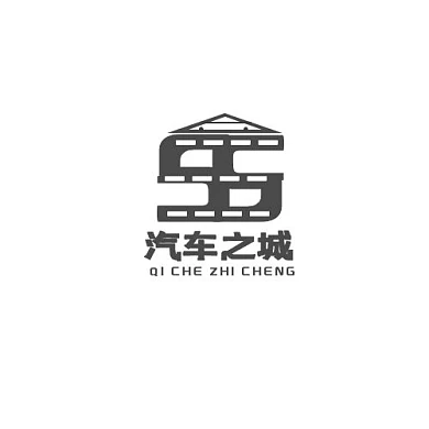 几何简约汽车之城LOGO