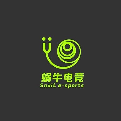 绿色数码蜗牛电竞LOGO