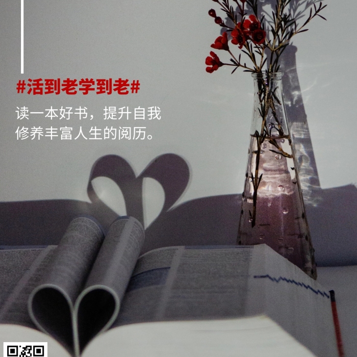攝影圖讀書漂流灰色簡約風(fēng)手機(jī)海報(bào)