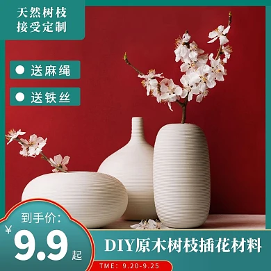 树枝主图淘宝天猫京东直通车海报